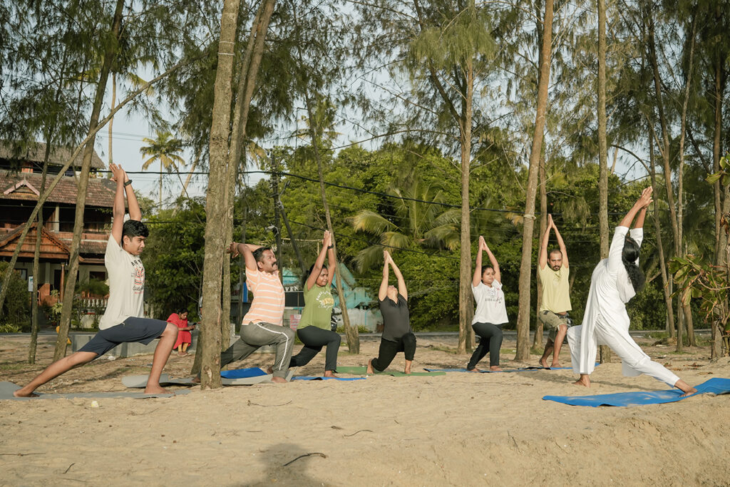 Yoga Done at Akanta Ayurveda and Yoga Resort Kochi